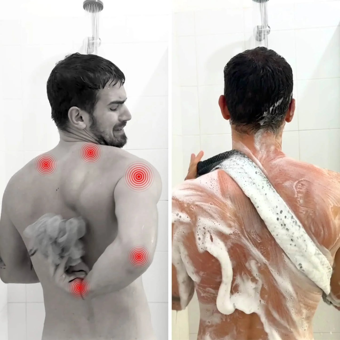 Blissal Peeling Etkili Antibakteriyel Duş Havlusu