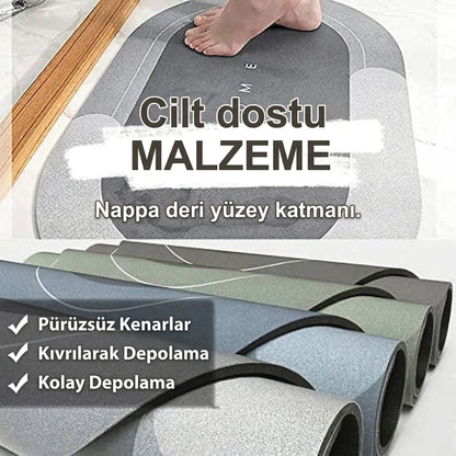 Ultra Emici Kaymaz Banyo Paspası